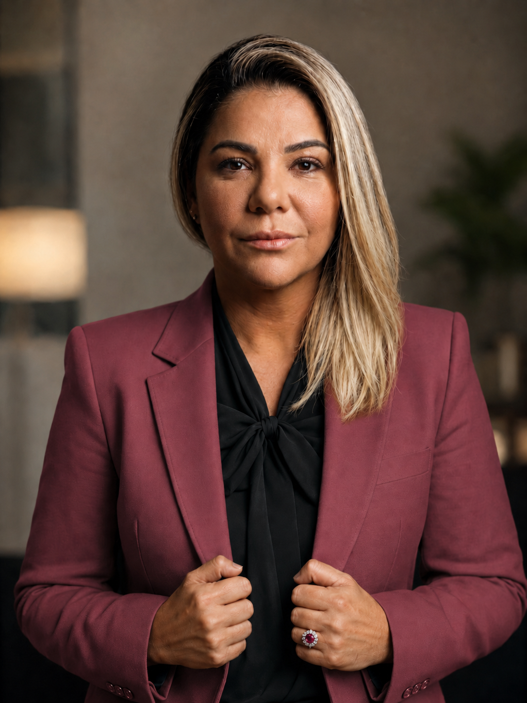 Carla Silveira analisando contrato
